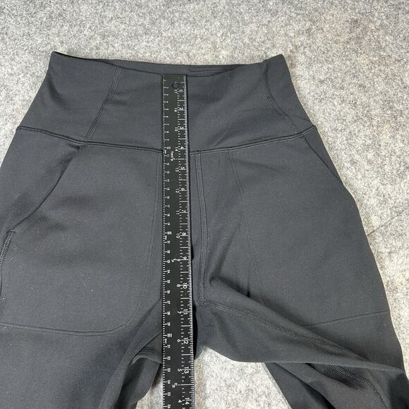 Lululemon Pants Align Wide Leg Crop 23” Womens 4 Black Yoga Athleisure - Picture 2 of 11